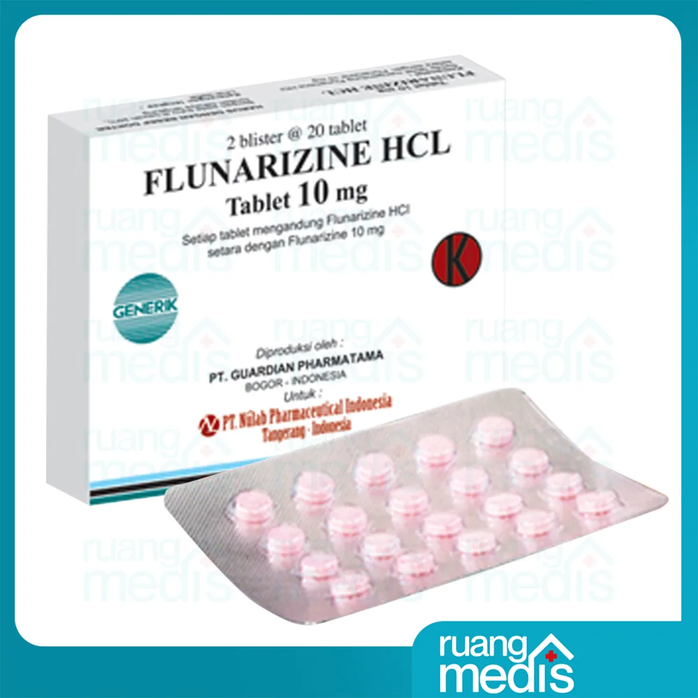 FLUNARIZINE 10 MG @20 TAB