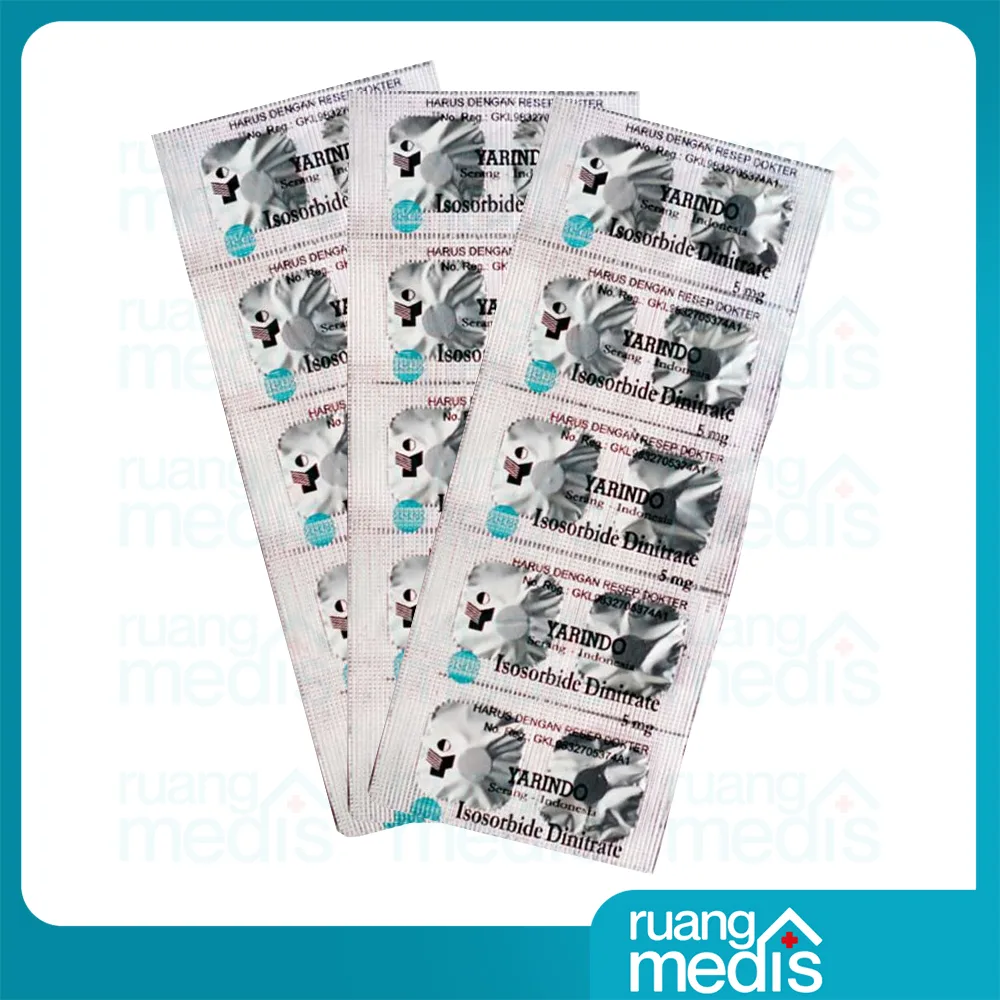 Foto ISOSORBIDE DINITRATE 5 MG YARINDO 3