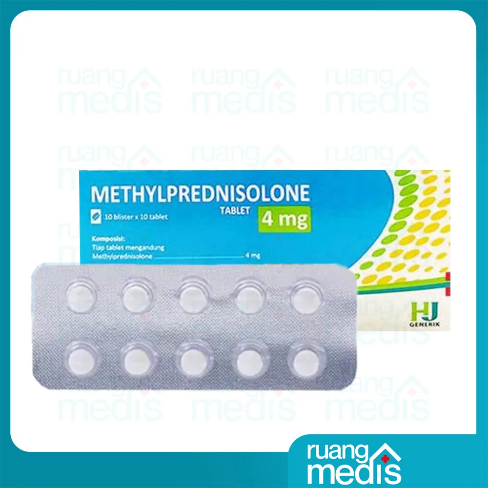 METHYLPREDNISOLONE 4 MG HXP TAB