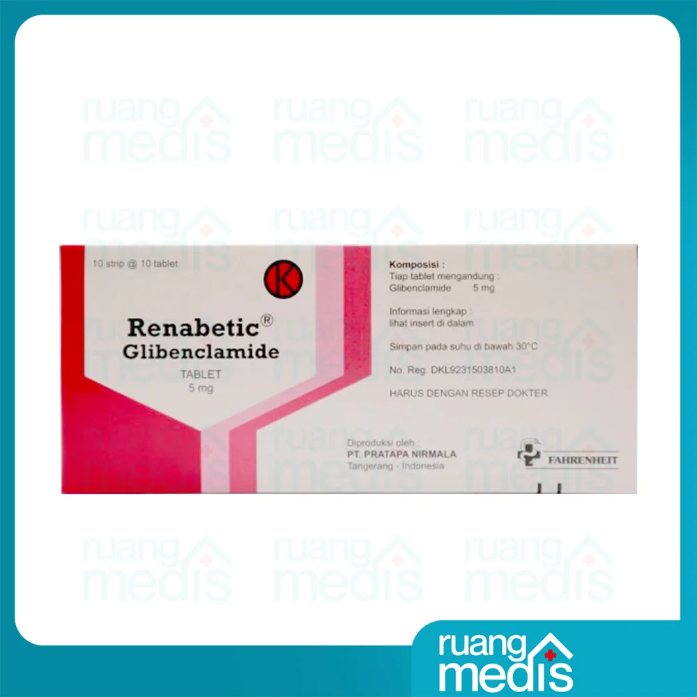 Foto RENABETIC 5 MG TAB 2