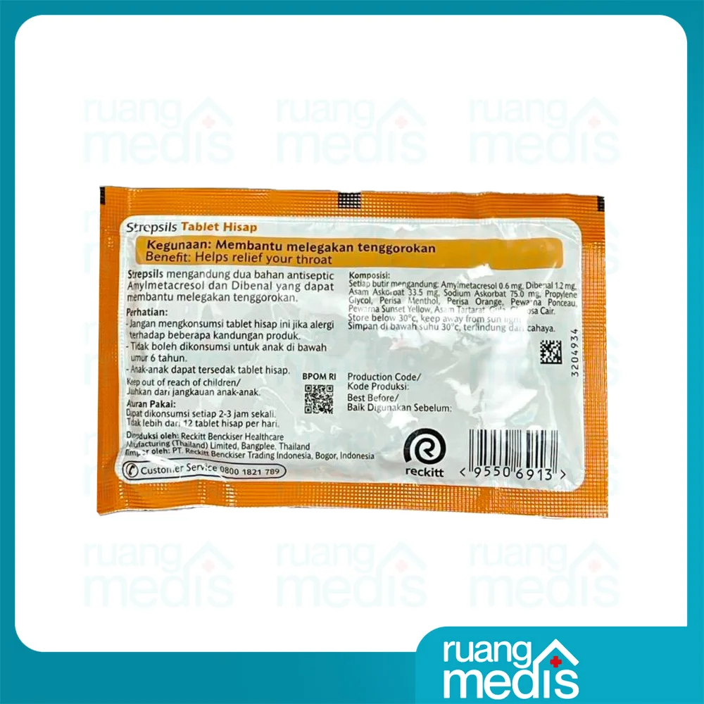 Foto STREPSILS VIT.C ORANGE FLAVOUR 2