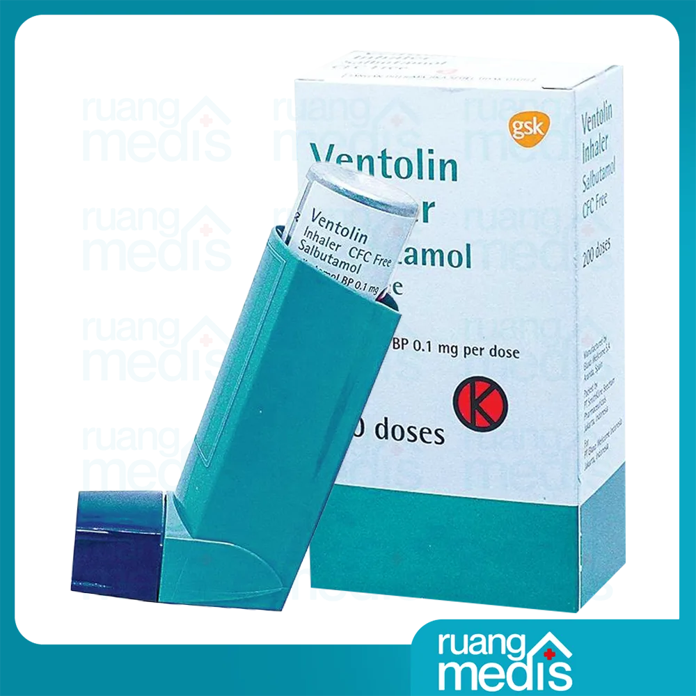 Foto VENTOLIN INHALER Gsk200 Doses 3
