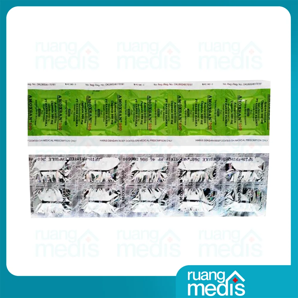 Foto AMOXSAN 500 MG KAPS 3
