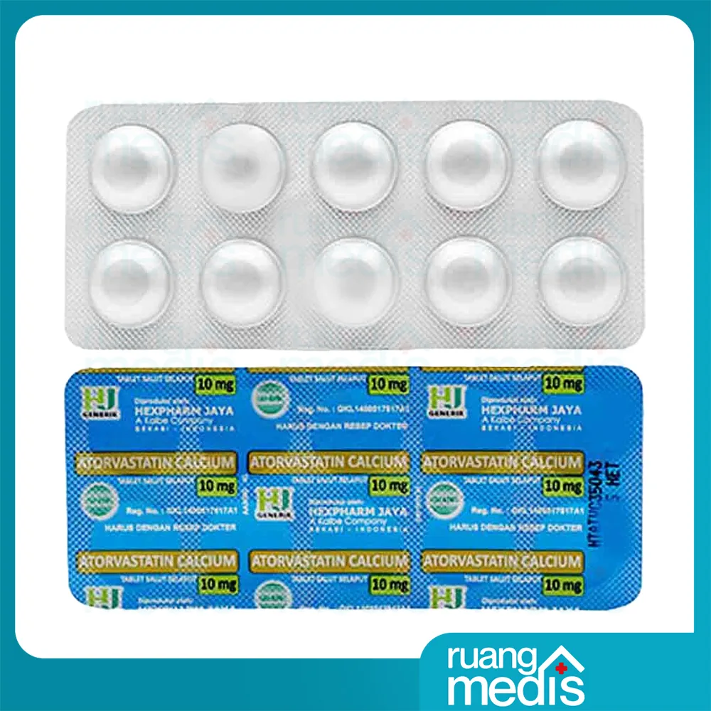 Foto ATORVASTATIN 10 MG HXP 3