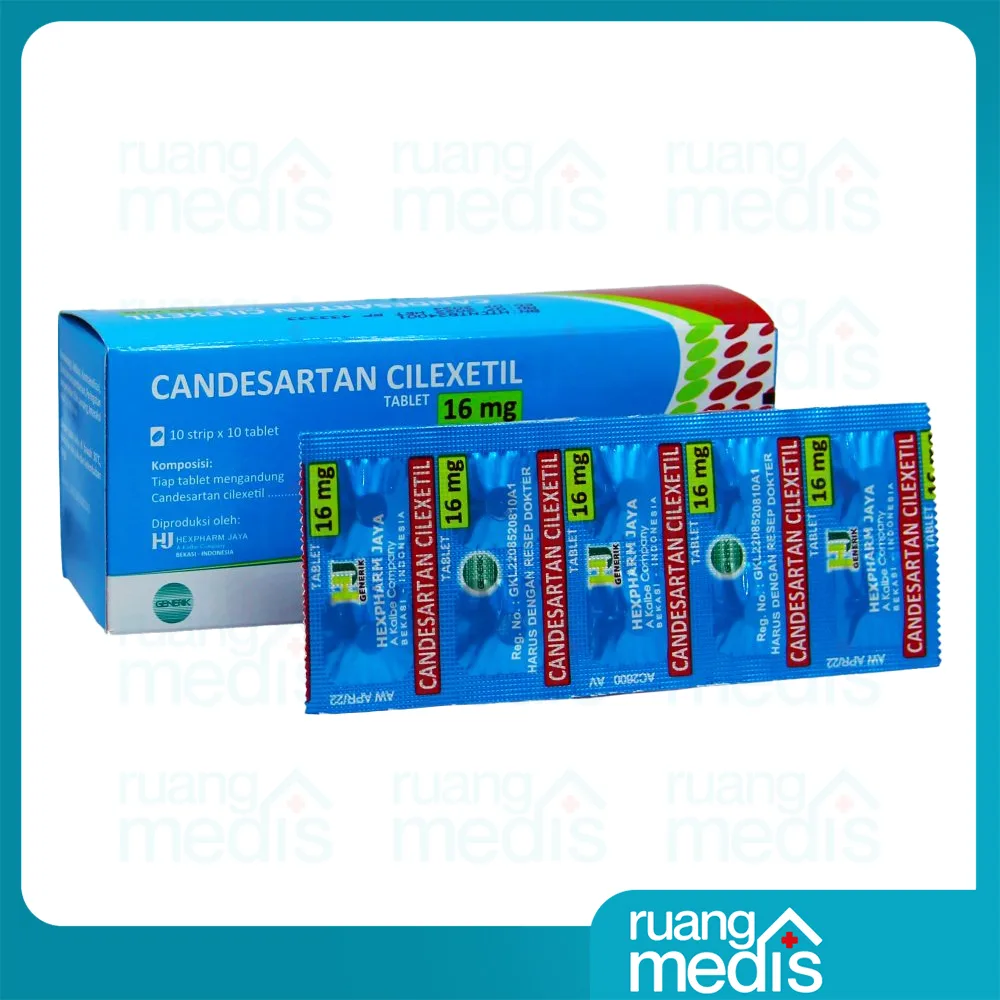 CANDESARTAN CILEXETIL 16 MG TAB HXP
