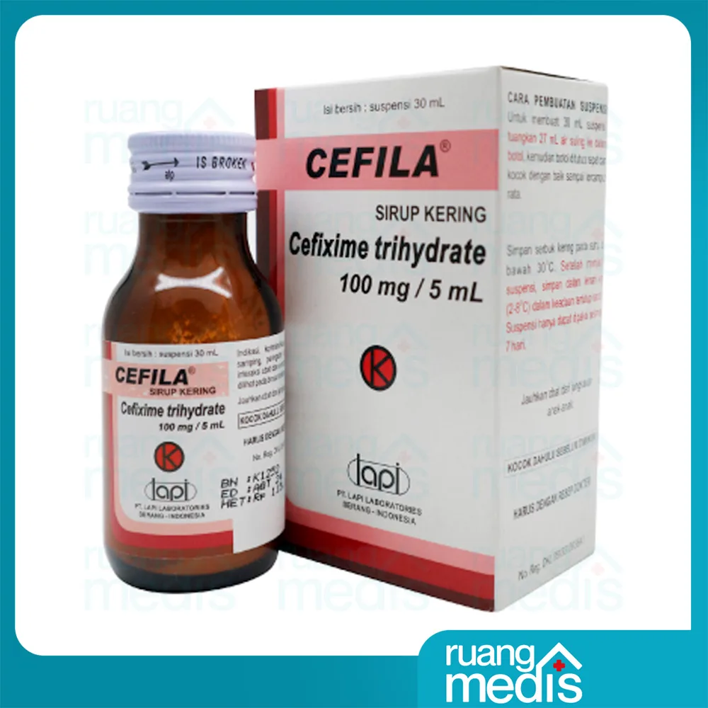CEFILA SYR 100 MG/5 ML @ 30 ML
