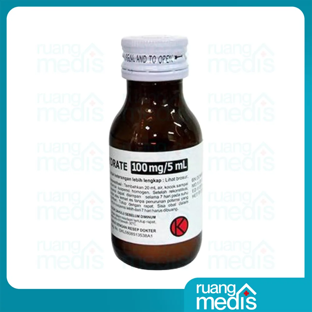 Foto CEFIXIME SYR 100 MG/5 ML @ 30 ML HXP 4