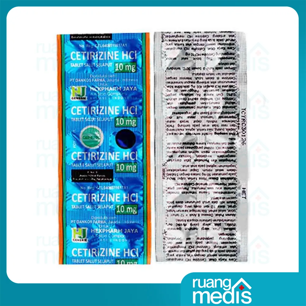 Foto CETIRIZINE HCl 10 MG HXP 4