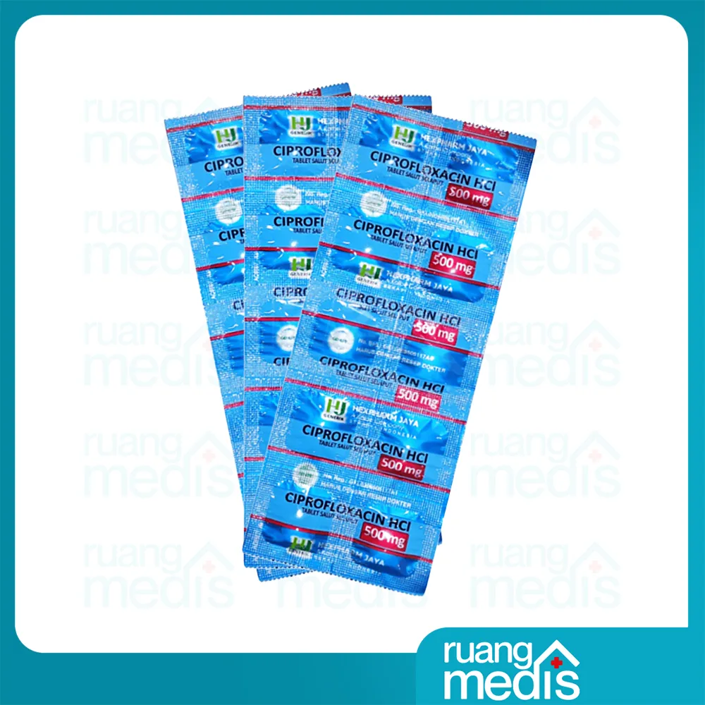 Foto CIPROFLOXACIN 500 MG TAB HXP 3